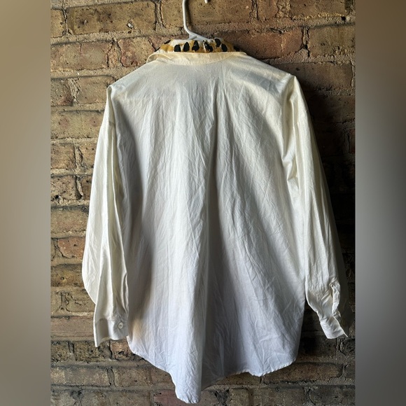 Leopard Print White Blouse - Picture 2 of 13